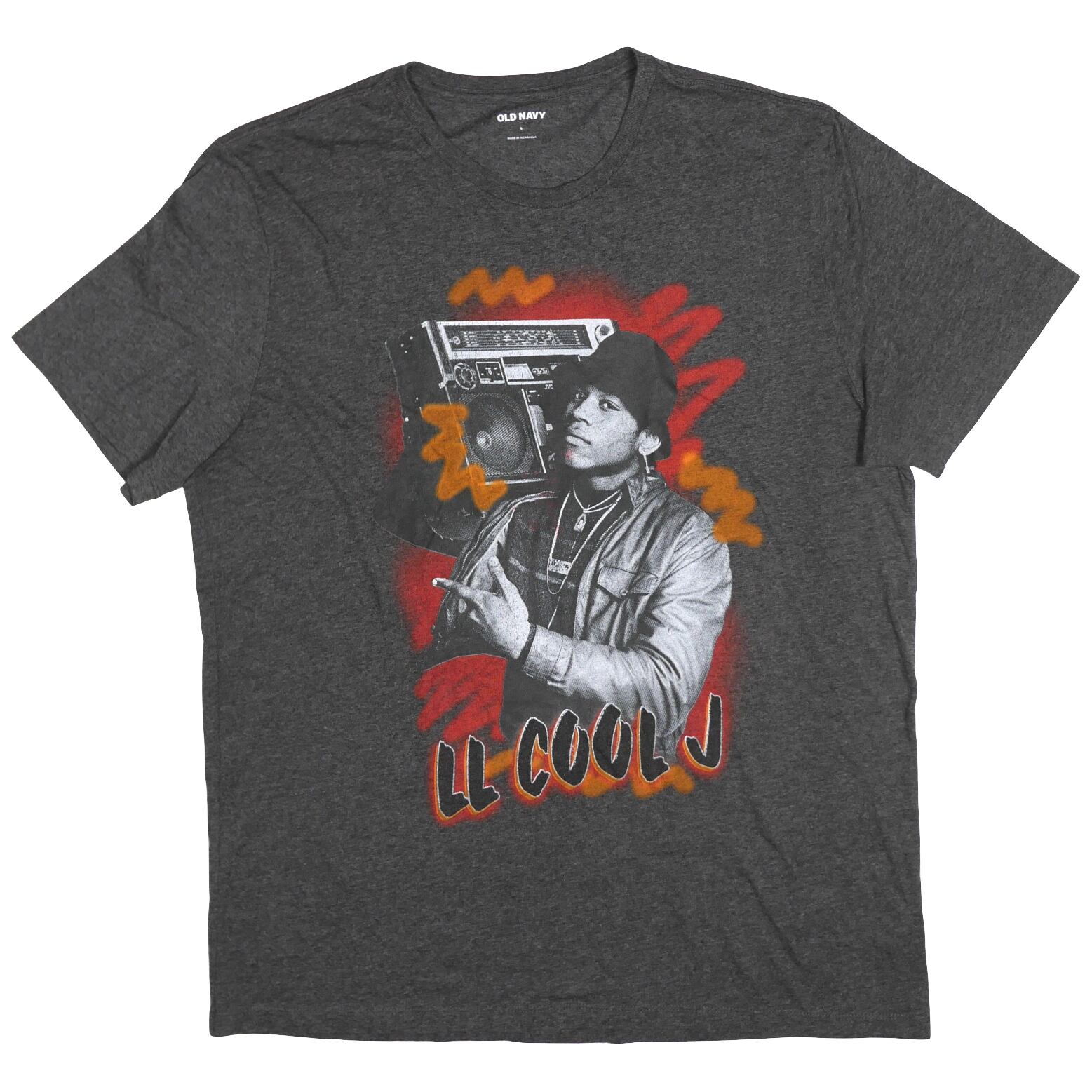 USED【L】 LL Cool J Tee / OLD NAVY ©2021