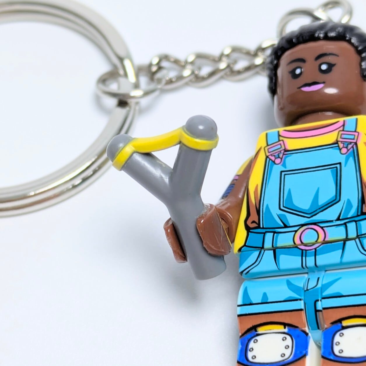 ★ブロックフィギュアキーホルダー★【 Stranger Things / ストレンジャーシングス 】 エリカ・シンクレア 〚アメリカン雑貨 アメトイ〛