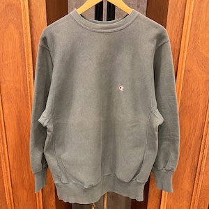 1990s CHAMPION REVERSE WEAVE SWEAT SHIRT "MOS GREEN" ⑧
