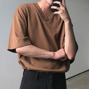 シンプルVネックTシャツ　MT0080304