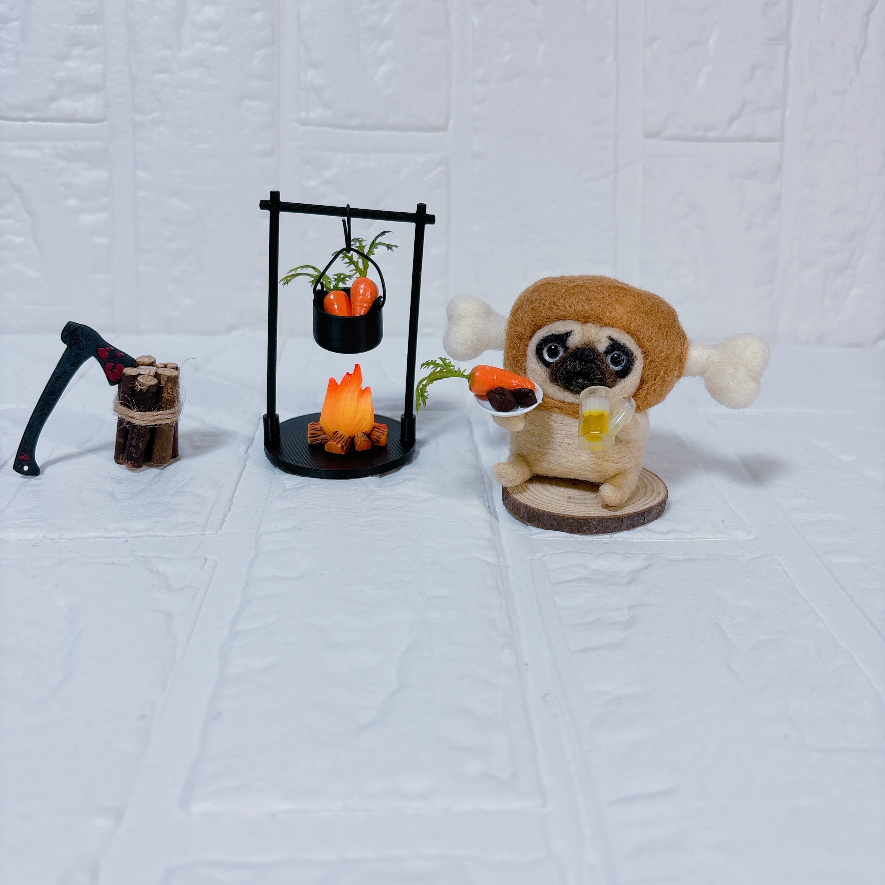 羊毛フェルト／wool felt | 羊毛フェルトパグとHANAの店