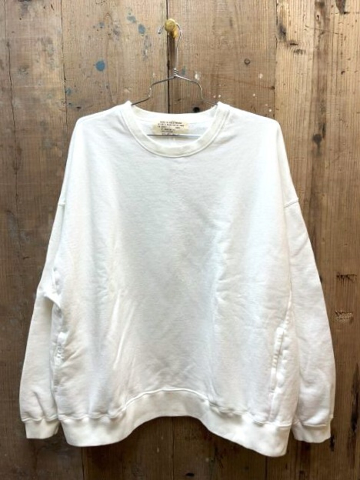 Grab In Hollywood Vintage French Terry Relax Crew L/S (グラブイン 