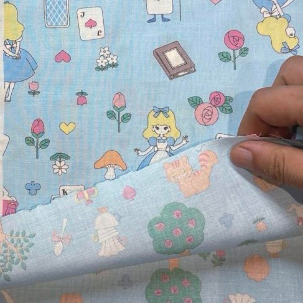 Cdr416◆50cm◆S◆綿100%シャーティング生地◆アリス