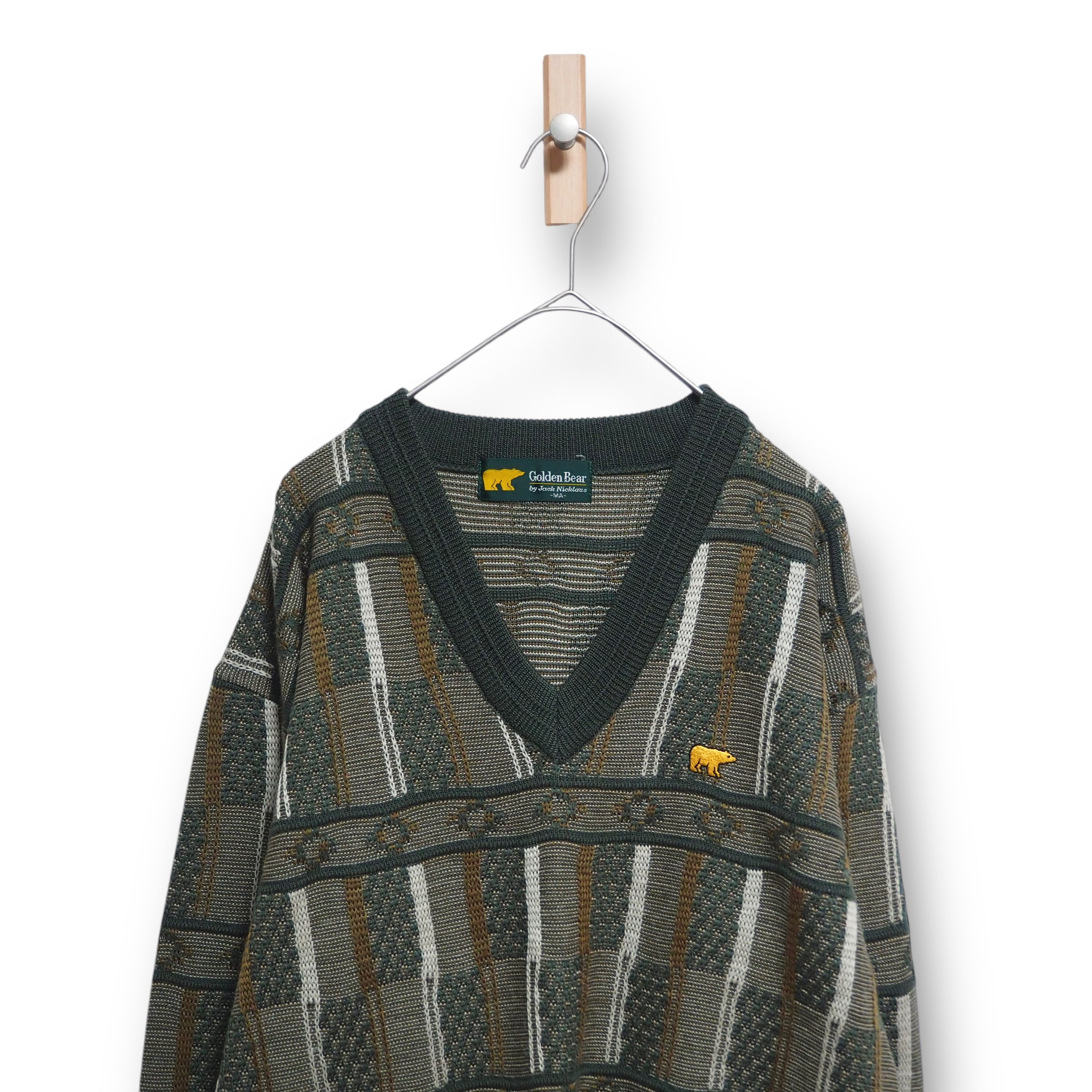 【VINTAGE】Vネックニット