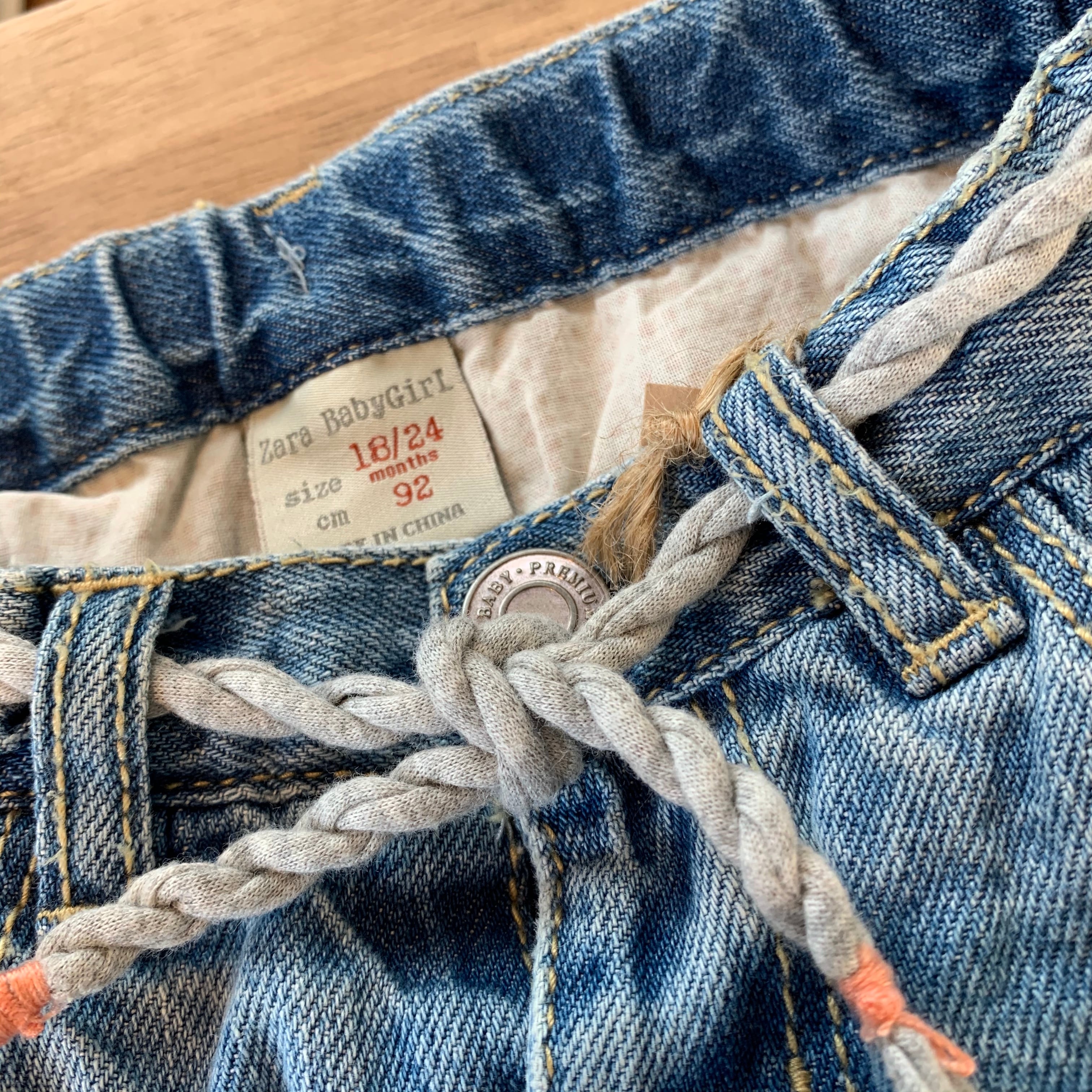 Zara * 92㎝ パッチワークブルマ付きデニムスカート | tetoteto* Zara * 92㎝ パッチワークブルマ付きデニムスカート | tetoteto*