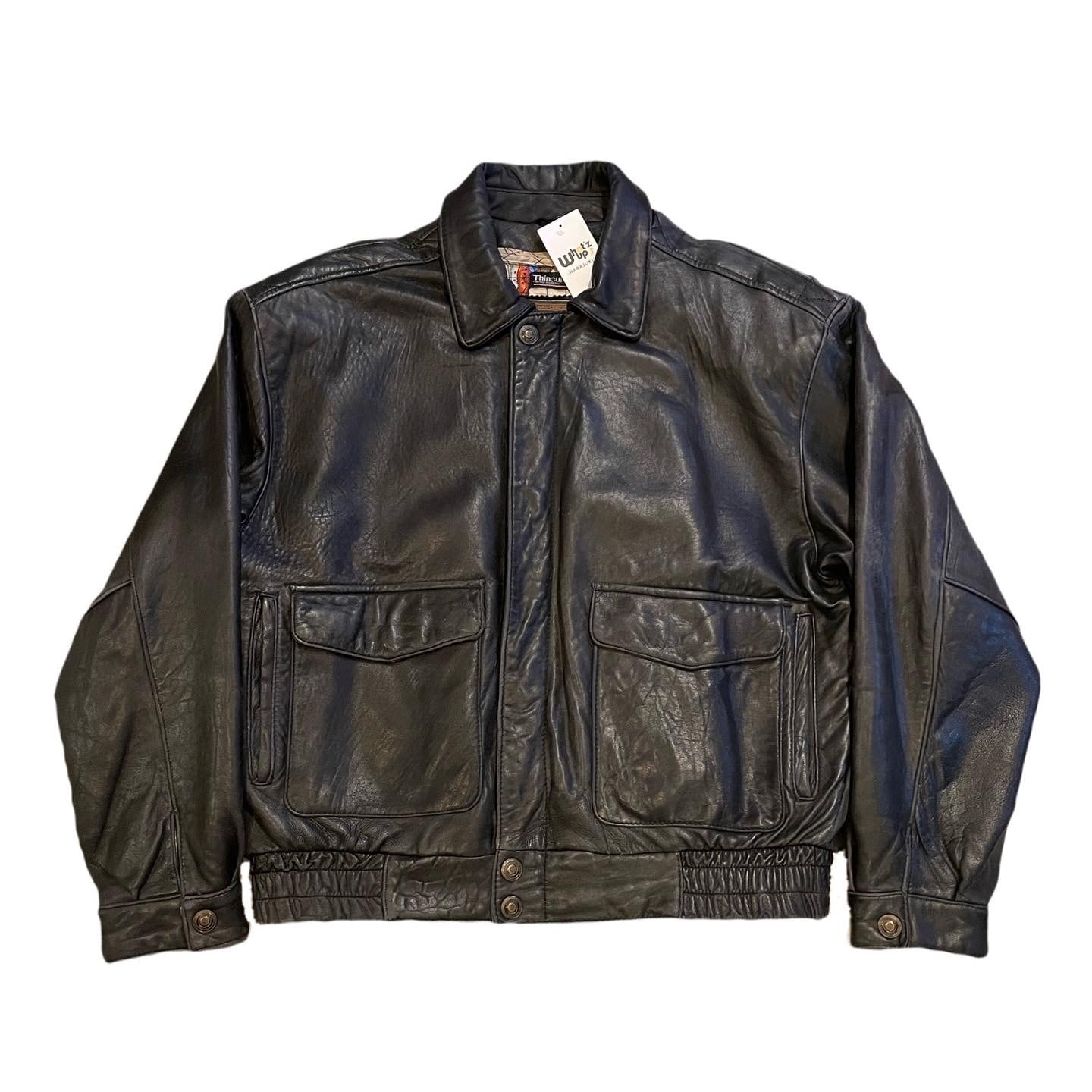〜90s ADVENTURE BOUND leather jacket | What’z up powered by BASE