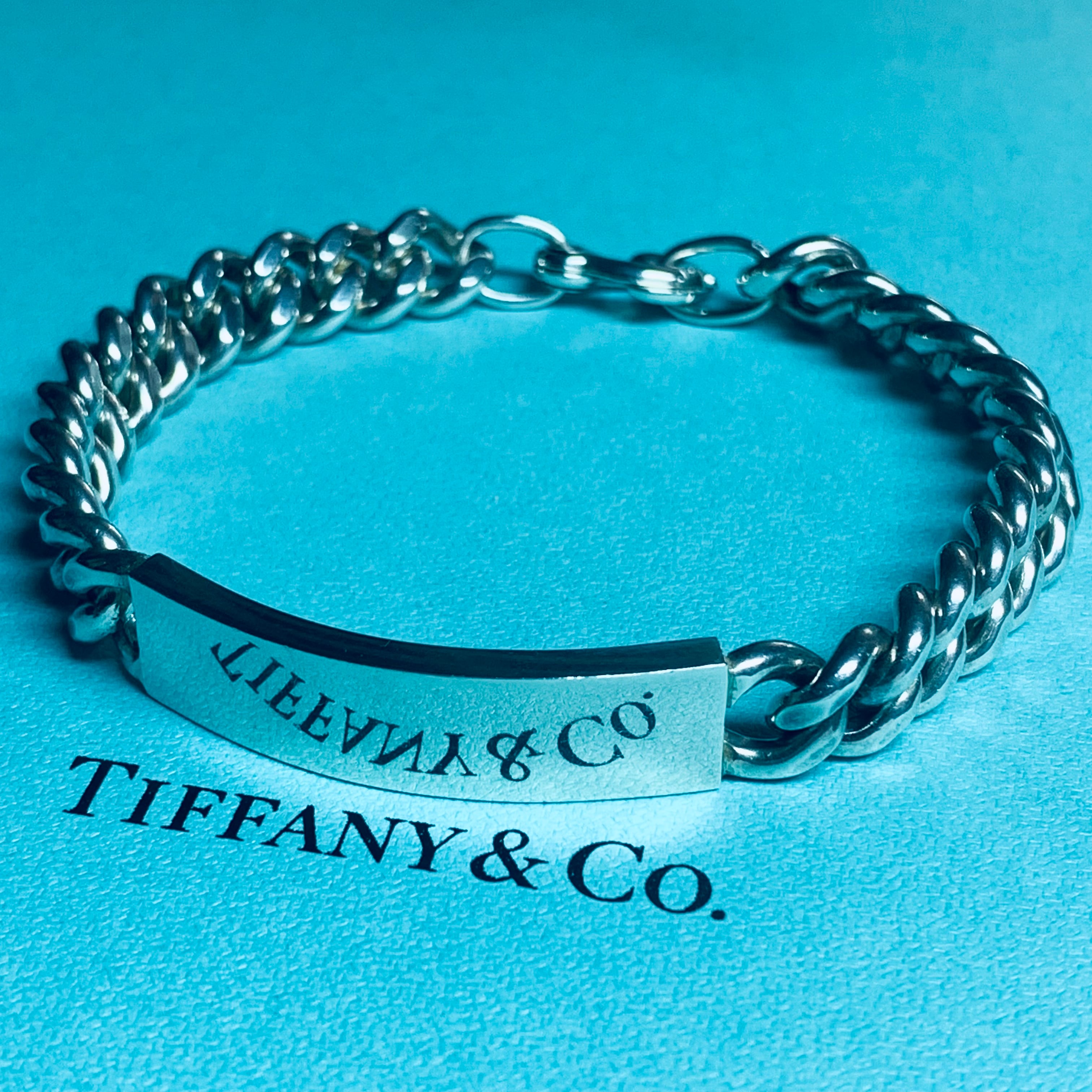 VINTAGE TIFFANY & CO. ID Bracelet Sterling Silver VINTAGE TIFFANY & CO. ID Bracelet Sterling Silver