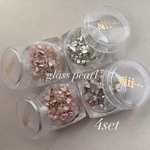 glass pearl 4set