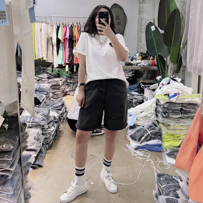 ストレッチウェストパンツ サマールーズハイウェストAラインワイドレッグショーツ エラスティック 伸縮 大きめサイズ 夏物 ブルマー ワイドパンツ ミックスインファッション14052504810