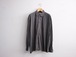 KANEMASAPHIL”46G Stripe Artisan Shirt Charcoal Black Dye”