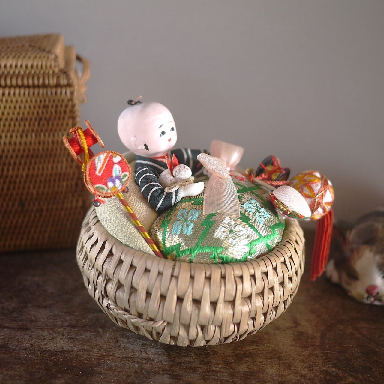 いづめこ人形男児 山形郷土玩具 日本 | こりすのパン屋Base店 （世界の