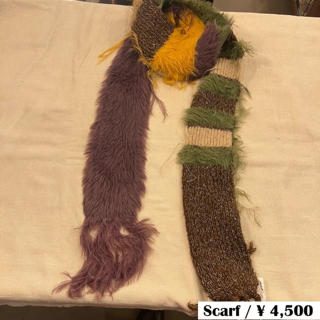 TOPANGA Accessory Fur & Knitted Slim Muffler Fur Slim Muffler Muffler TOPANGA Accessory Fur & Knitted Slim Muffler Fur Slim Muffler Muffler