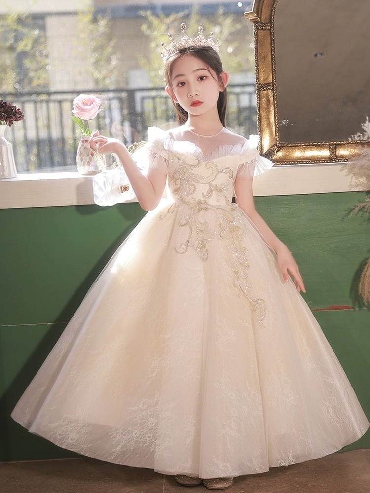 新作 ] Aラインロングドレス キッズドレス フォーマル | 子供服のMurababy