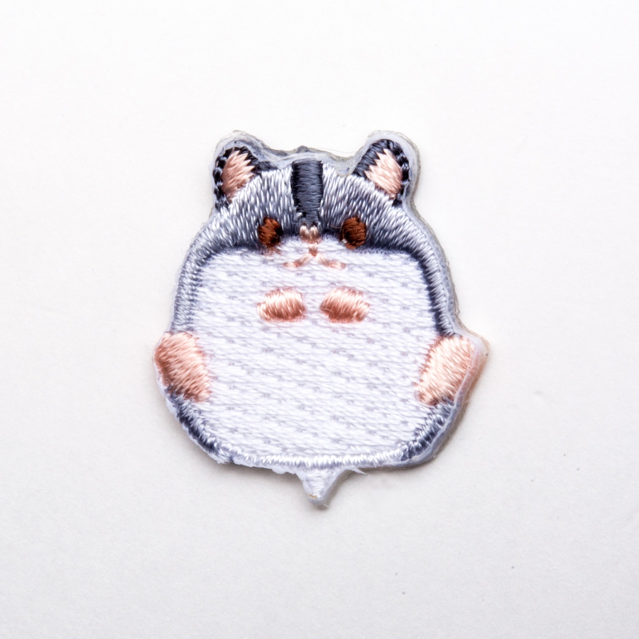 ハムスター 刺繍 ワッペン シール接着 アイロン接着 両用 ししゅうステッカー 3種セット HS-S001 ハムコ ペットラバーズ