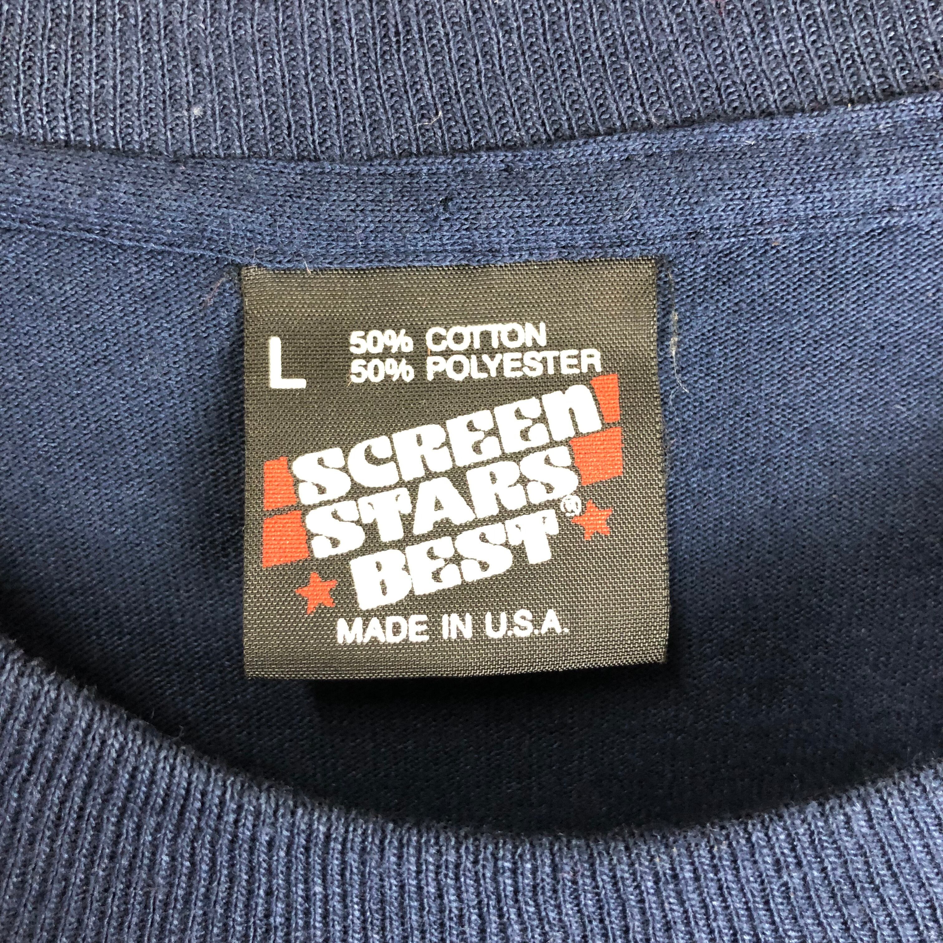 USA製 90s VINTAGE SCREENSTARS BEST黒タグ 両面 プリント T USA製 90s VINTAGE SCREENSTARS BEST黒タグ 両面 プリント T