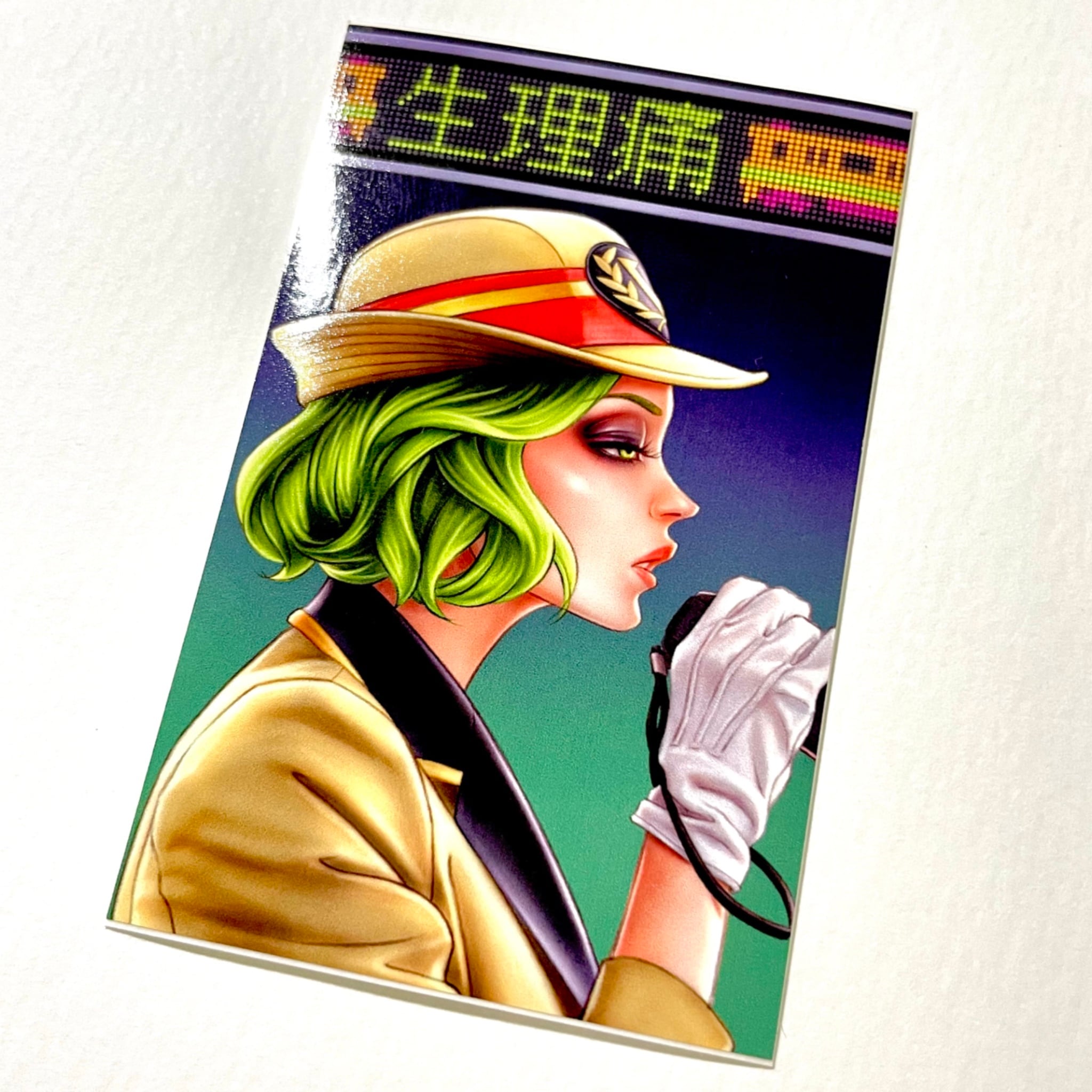 3番線で振り向いて ステッカーセット | 濱口健描画道場