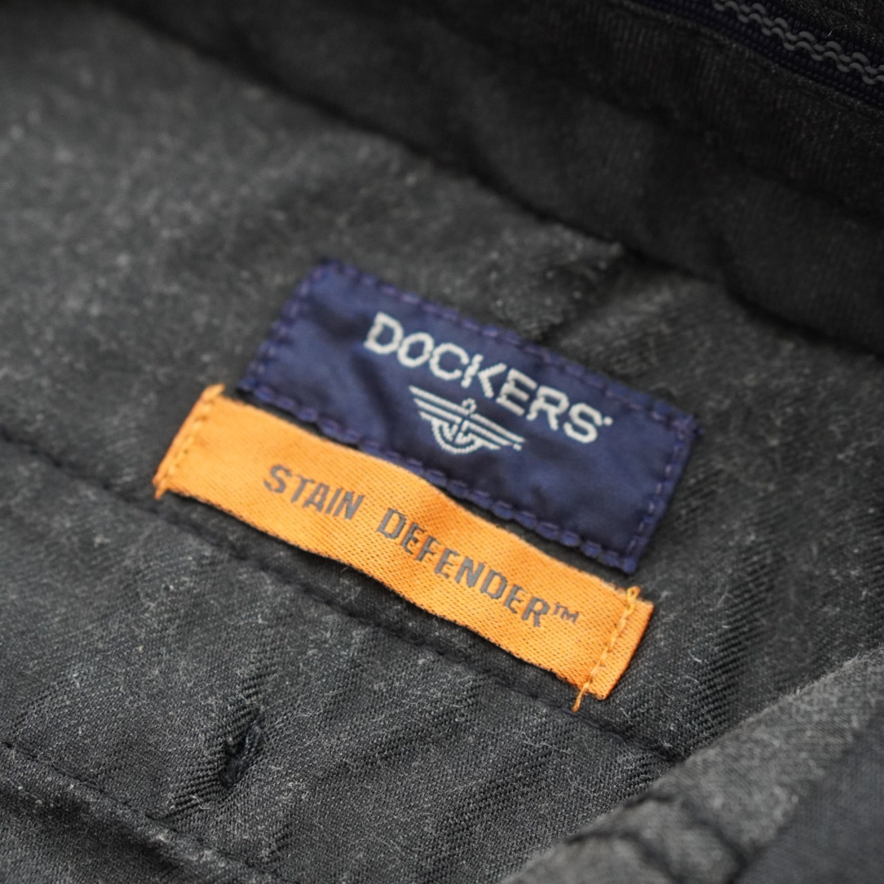 00s DOCKERS CHINO TROUSERS black [W35L32相当] 古着 - 9