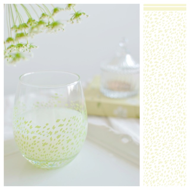 ガラス用 Fubuki  乳白green【cocotea】