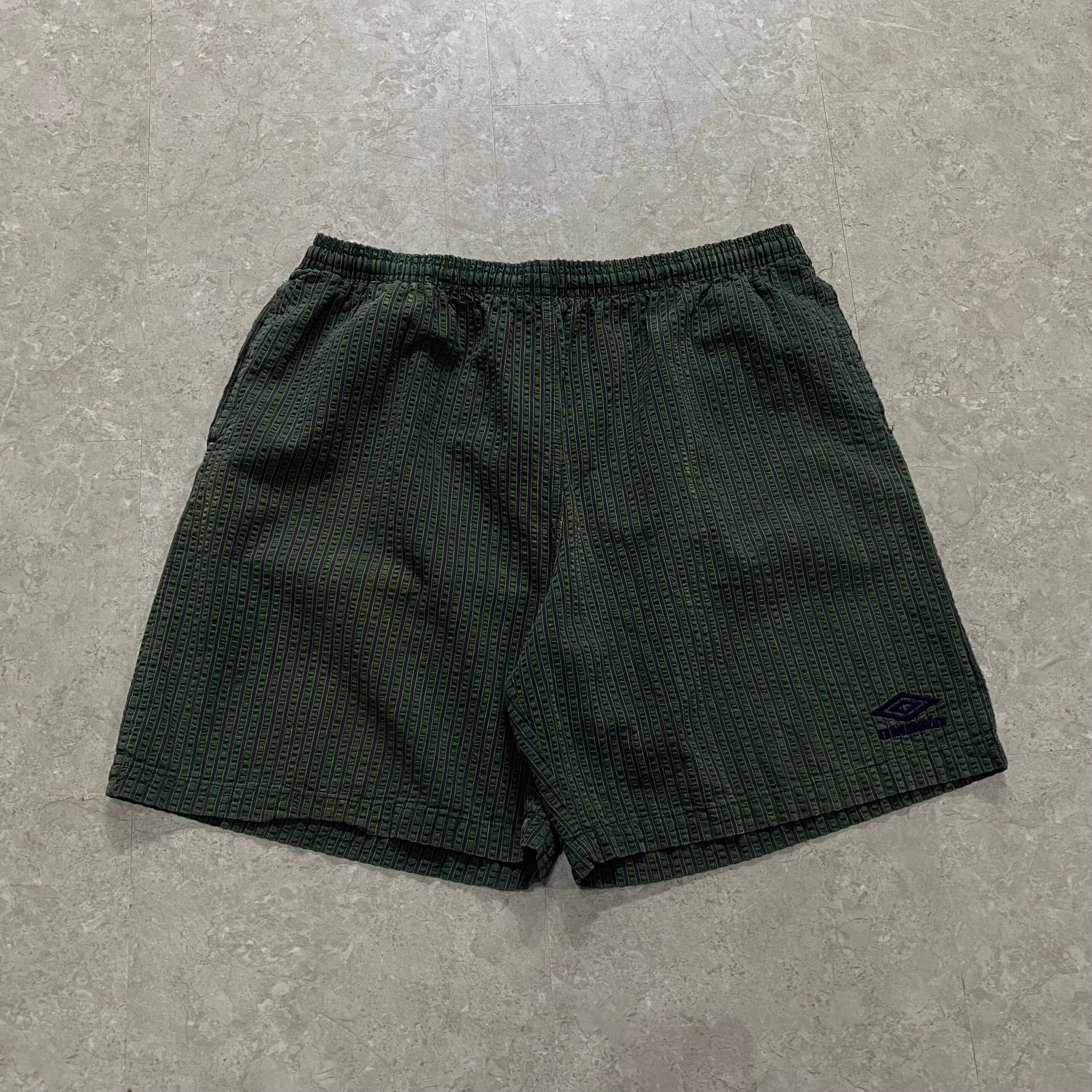 90s UMBRO cotton border shorts【仙台店】