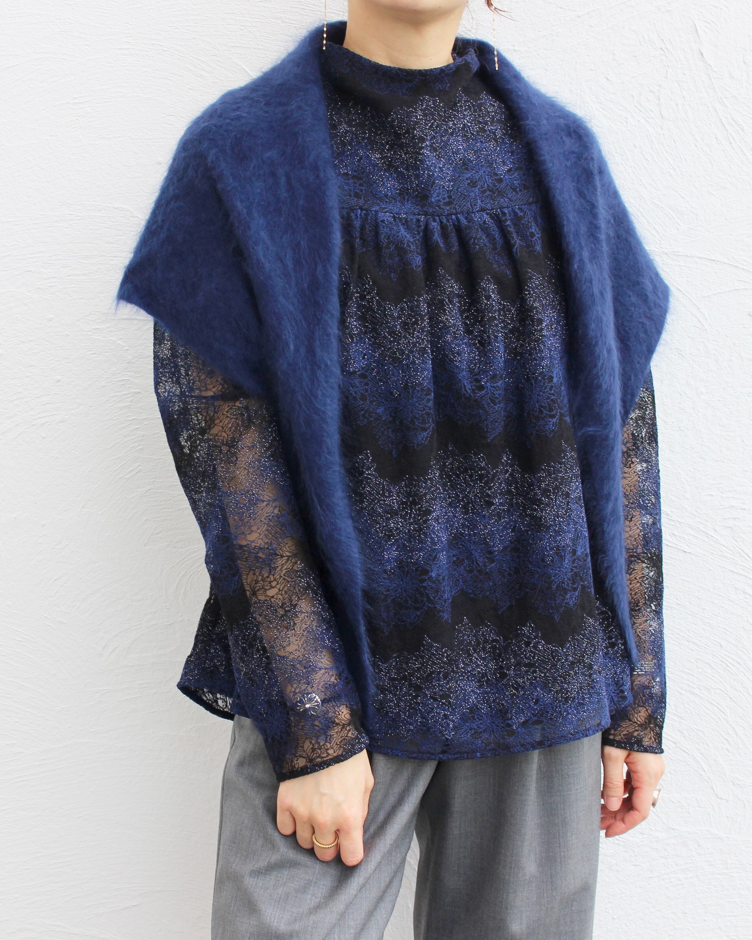 ADAWAS/fur cashmere scarf