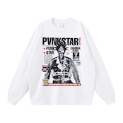 VINTAGE ストリート パンクスター Tシャツ T2058