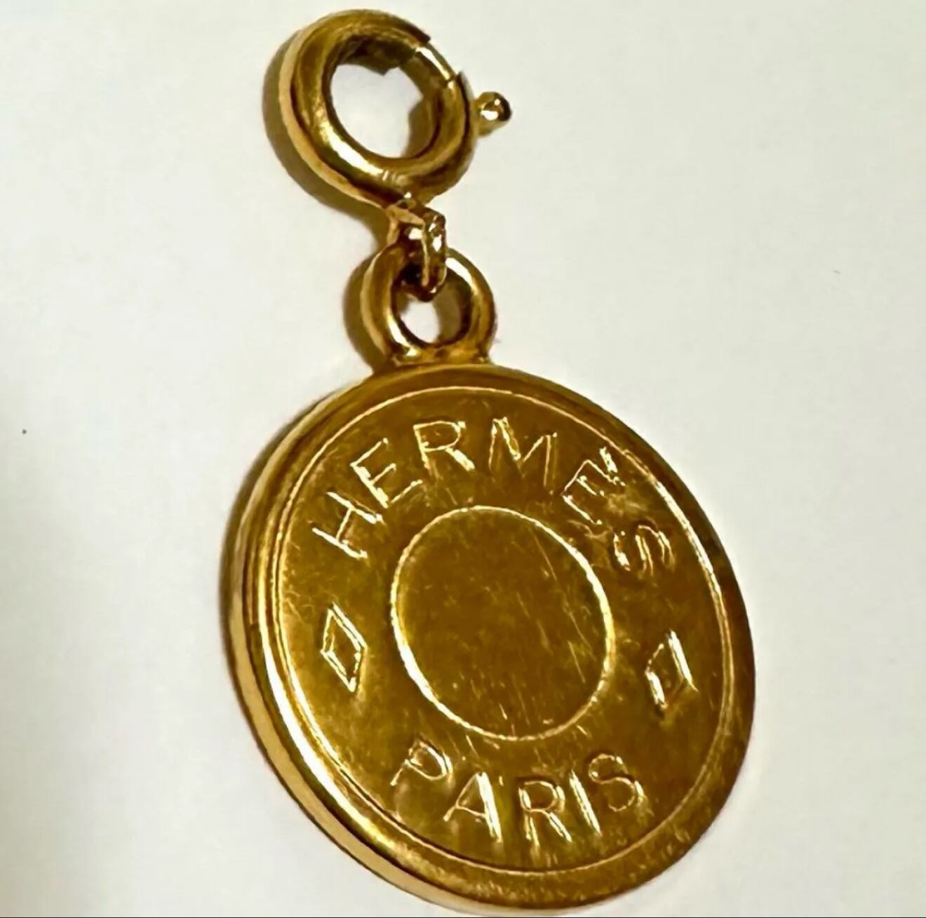 HERMES エルメス セリエ トップ GP ゴールド ペンダントトップ