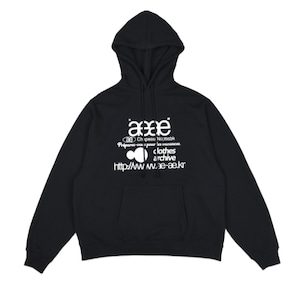 [AEAE] WEB LOGO LOOSED HOODIE [BLACK] 正規品 韓国ブランド 韓国通販 韓国代行 韓国ファッション