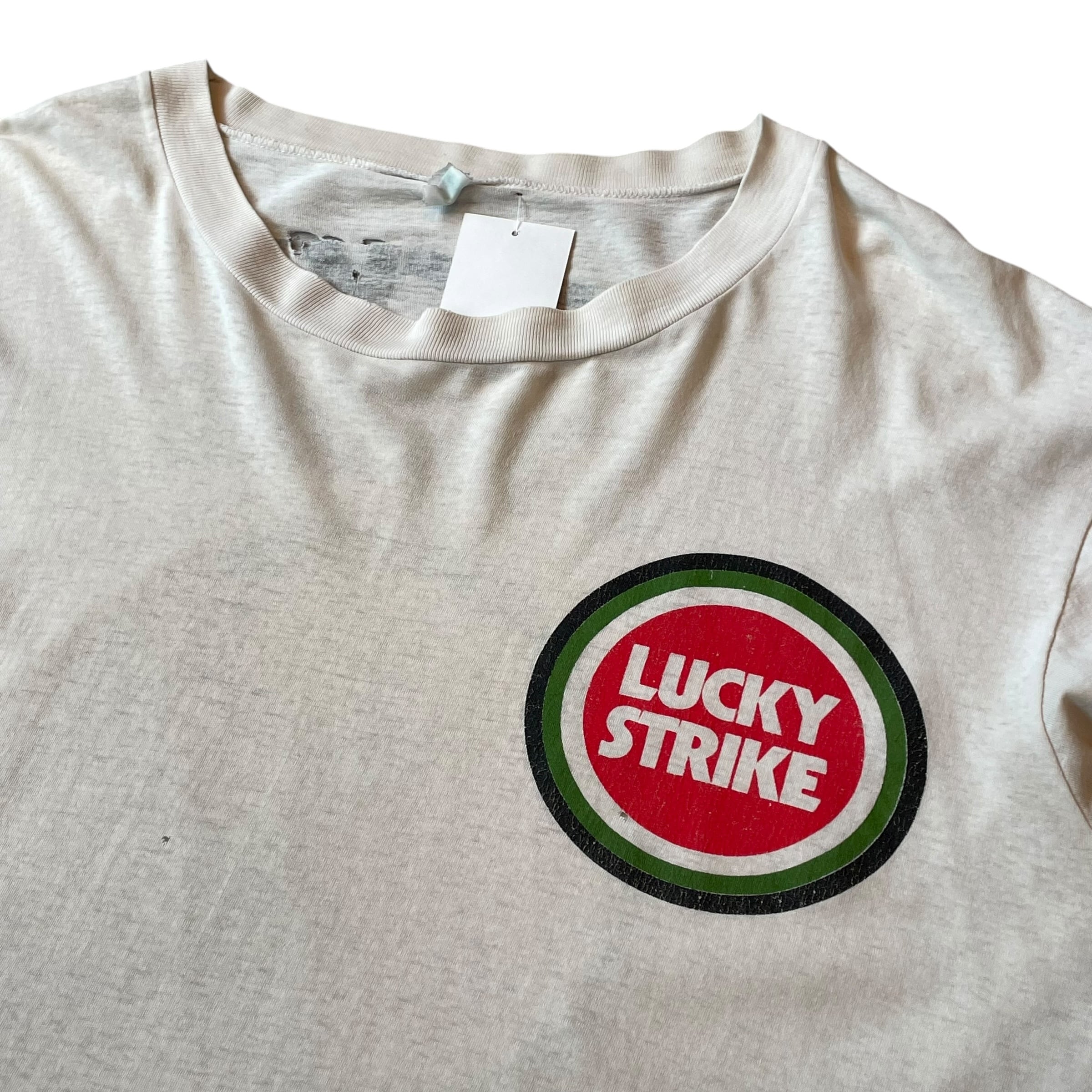 90s LUCKY STRIKE logo T-shirt | What'z up
