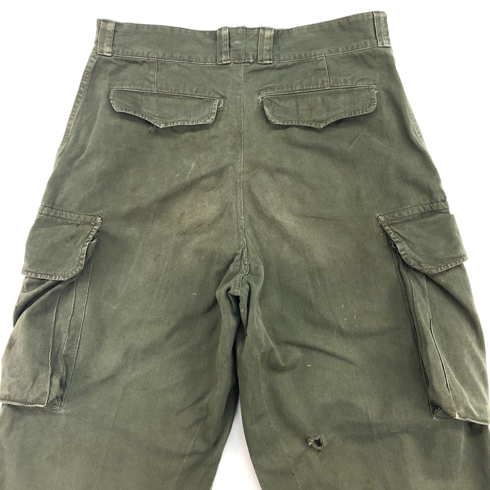 FRENCH ARMY フランス軍 60年代 M-47 カーゴパンツ 後期型 むきだし 1