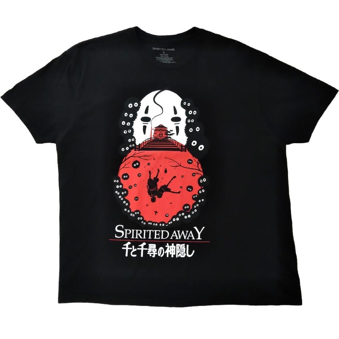 古着 千と千尋の神隠し Tシャツ XLサイズ 黒 ジブリ ムービー アニメT  