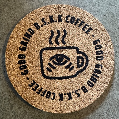 BSKK coffee coaster