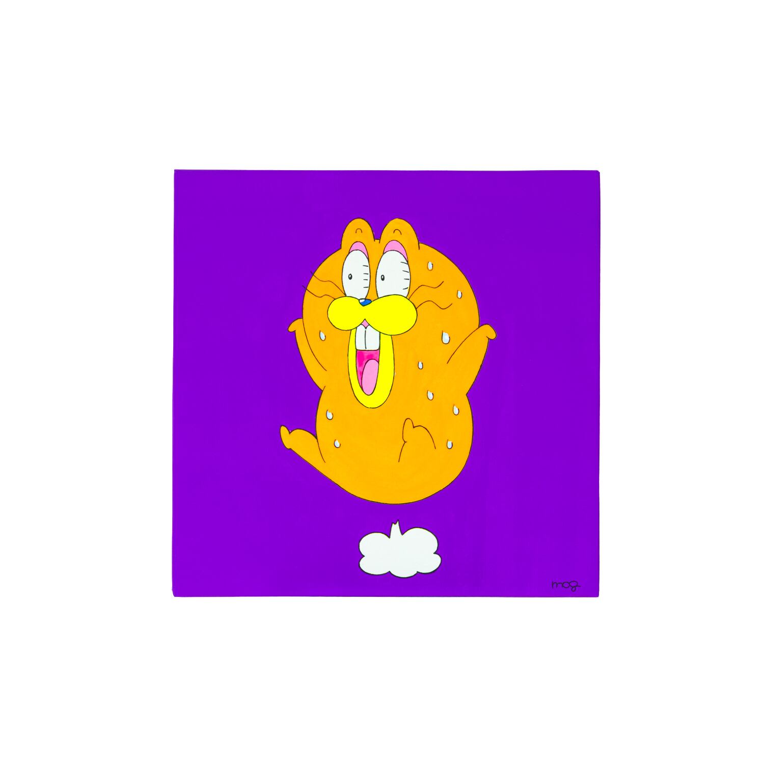 mog 原画 22 「キェ〜‼︎」 | TOKYO PiXEL. shop & gallery