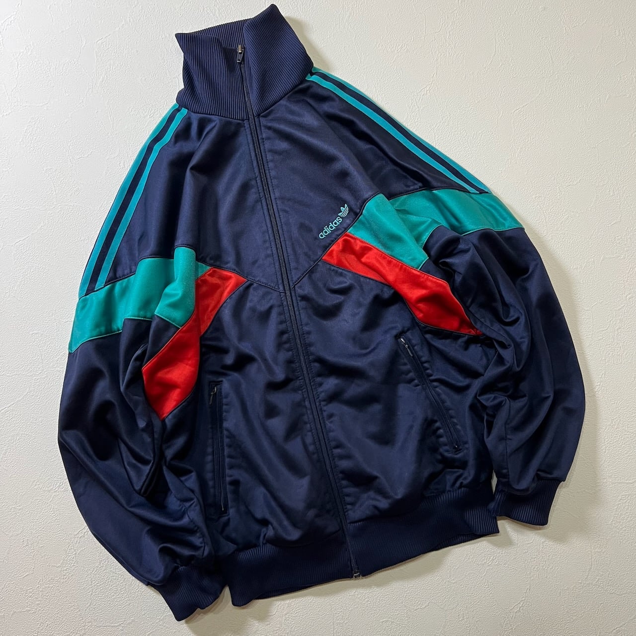 80〜90s adidas マルチカラー ジャージ トラックジャケット アディダス