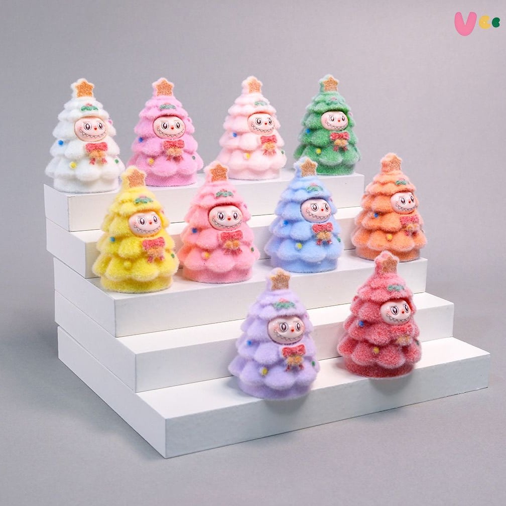 【50%OFF SALE 10個入り】Labubu ラブブ クリスマス限定 かわいい 萌え 癒し 置物 インテリア✨ 誕生日プレゼント 雰囲気抜群のクリスマスデコレーション