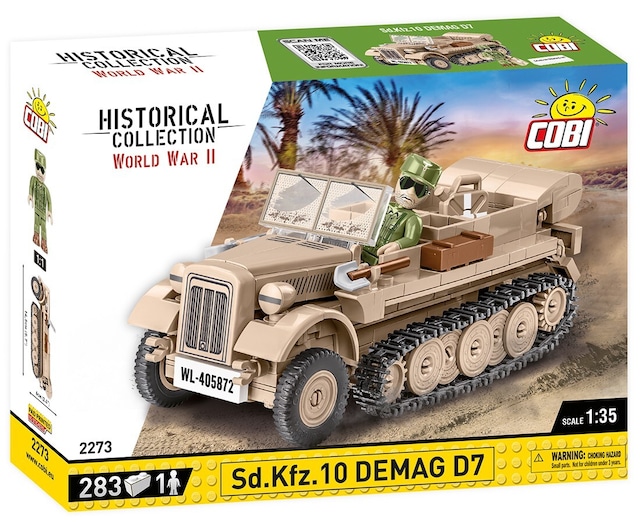 Cobi #2274 Sd.KfZ.7/1 ハーフトラック + 2cm Flak (Executive Edition)