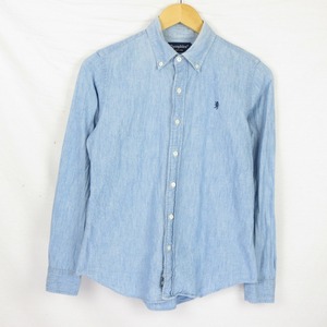 ジムフレックス シャンブレー ボタンダウンシャツ size12/gymphlex　0701