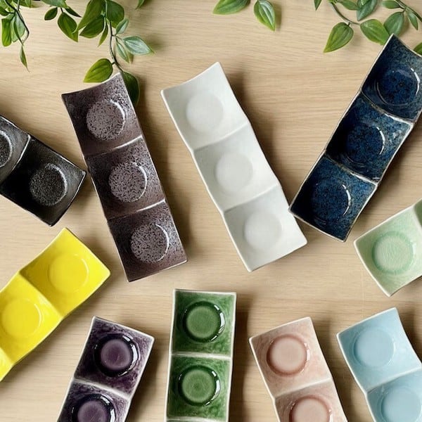 日本製 窯元直送 おしゃれ豆3連皿 和モダン3点 | イッシンイチー