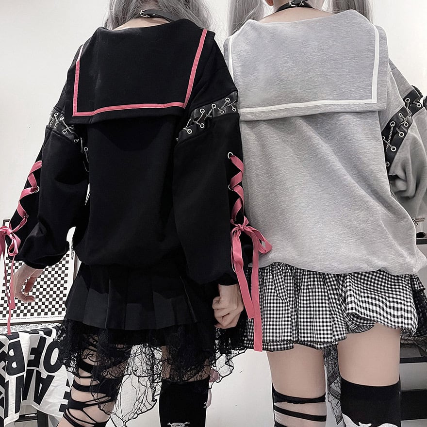 ゴスロリ通販 With U 地雷服 パンク 地雷系 地雷女子 セットアップ