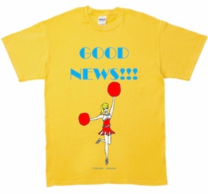 「GOOD NEWS!!!　T-shirt 」イエロー