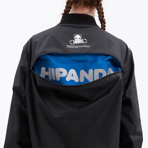 SALE 送料無料【HIPANDA ハイパンダ】レディース ブルゾン WOMEN'S BOMBER JACKET / ORANGE・BLACK