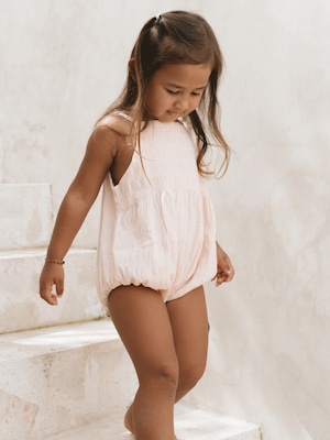 ILLOURA THE LABEL / Field Romper | Apricot(4y,5y)