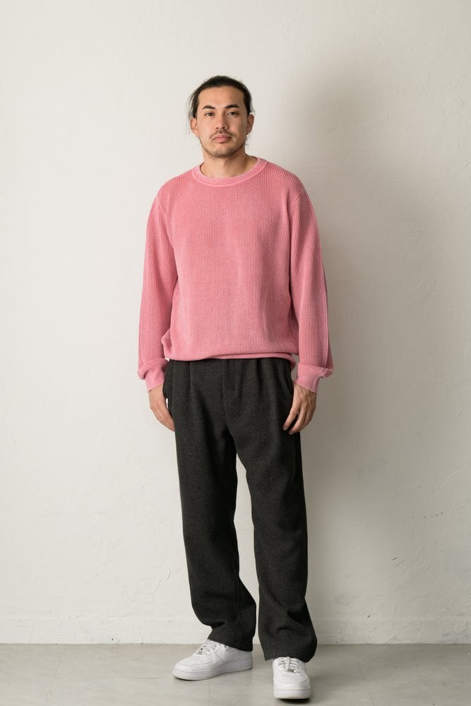 Stone Wash Knit Pink | 武蔵小杉のセレクトショップ【ナクール】-nakool-