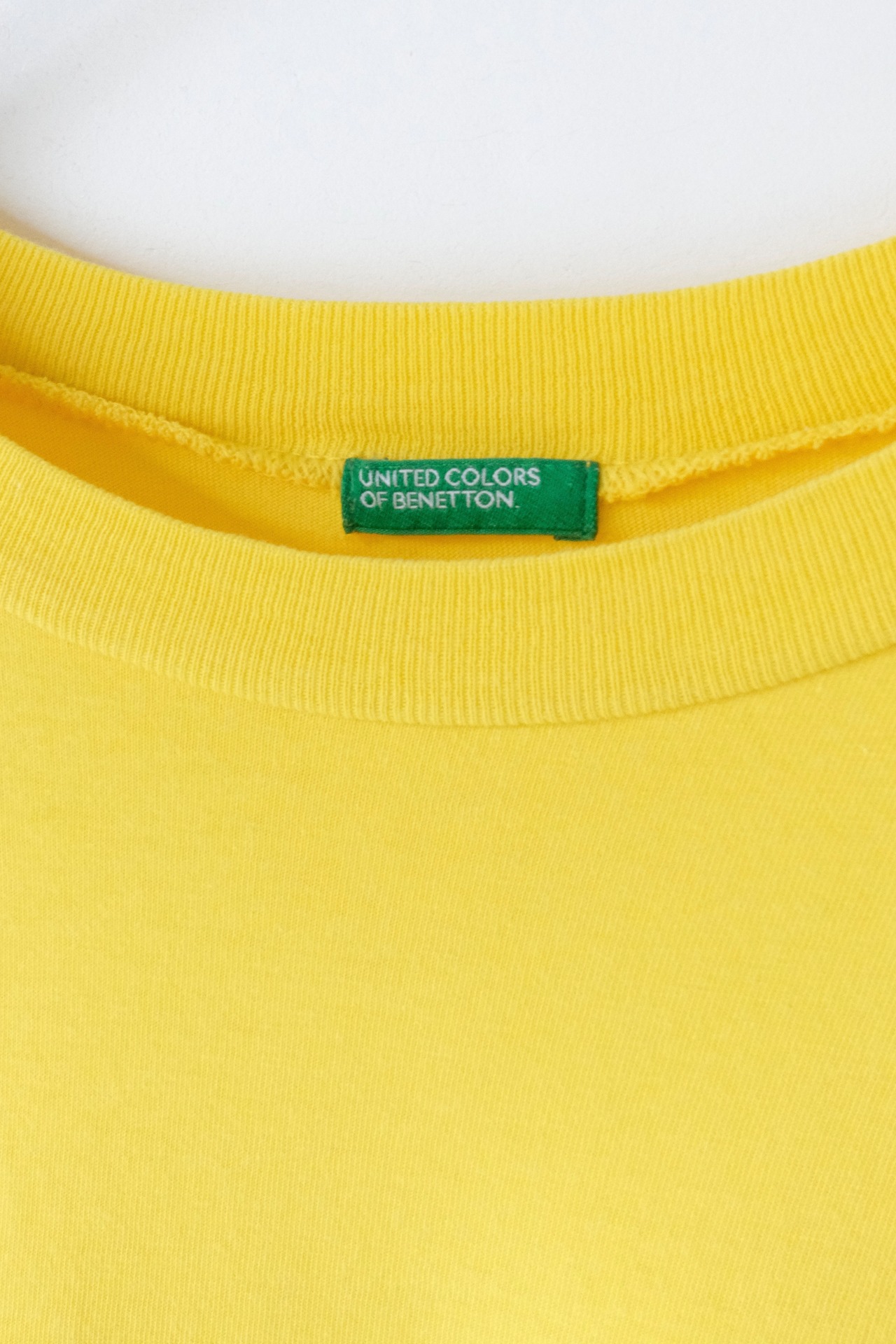 Benetton 012 rainbow embroidery t-shirt
