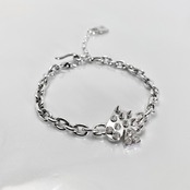 SPIKE:SPADE CHAIN BRACELET / スパイクスペードチェーンブレスレット