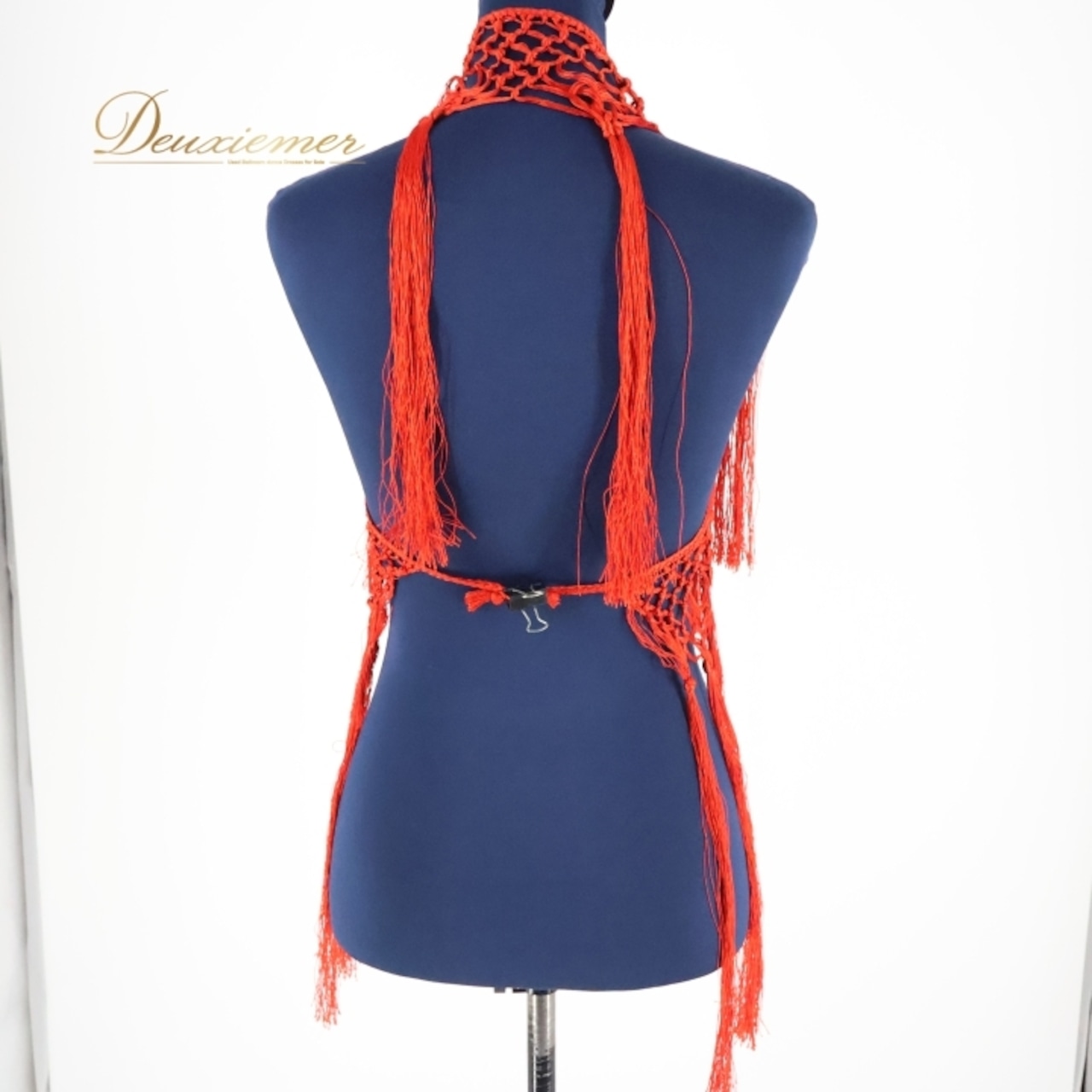 フラメンコ 衣装 シージョ ピキージョ 小物 レッド系 赤 シンプル 編み込み アクセサリー フレコ フリンジ ダンス 練習 舞台 イベント 発表会 フラメンコ衣装 赤色 フレコ 豪華 オシャレ ダンス練習 舞台衣装 イベント用 コスチューム