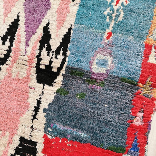 モロッコ ヴィンテージラグ MR010 | ブジャド | 93cm × 160cm