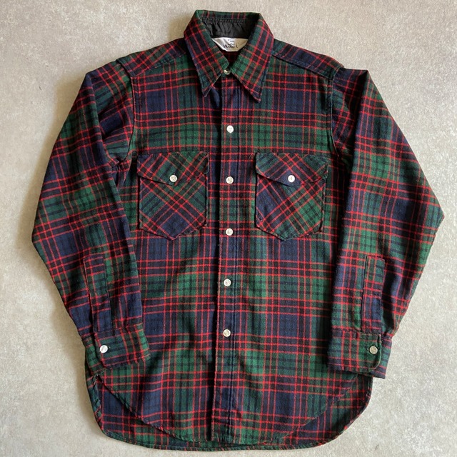 1970s  Wool Rich  Wool Shirt  M　G592