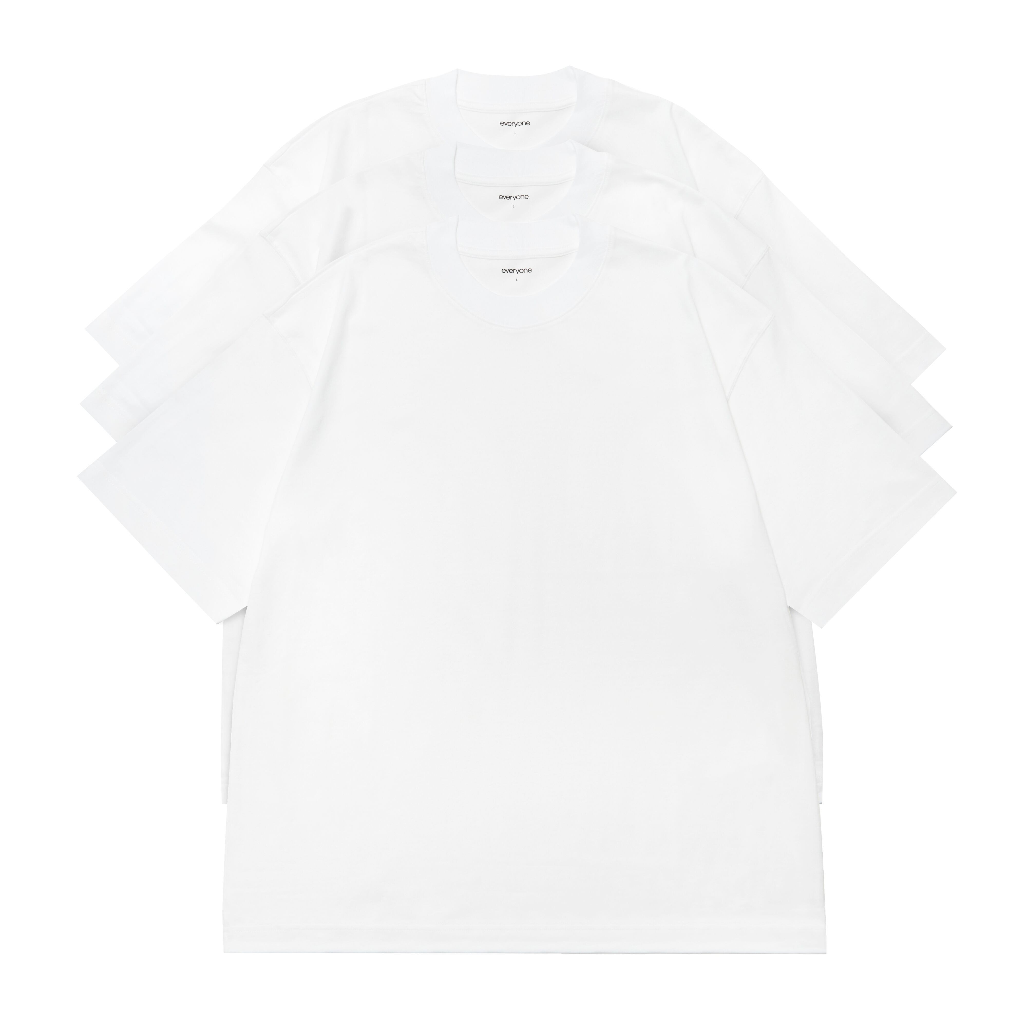 everyone 3P tee shirts (WHITE) | everyone
