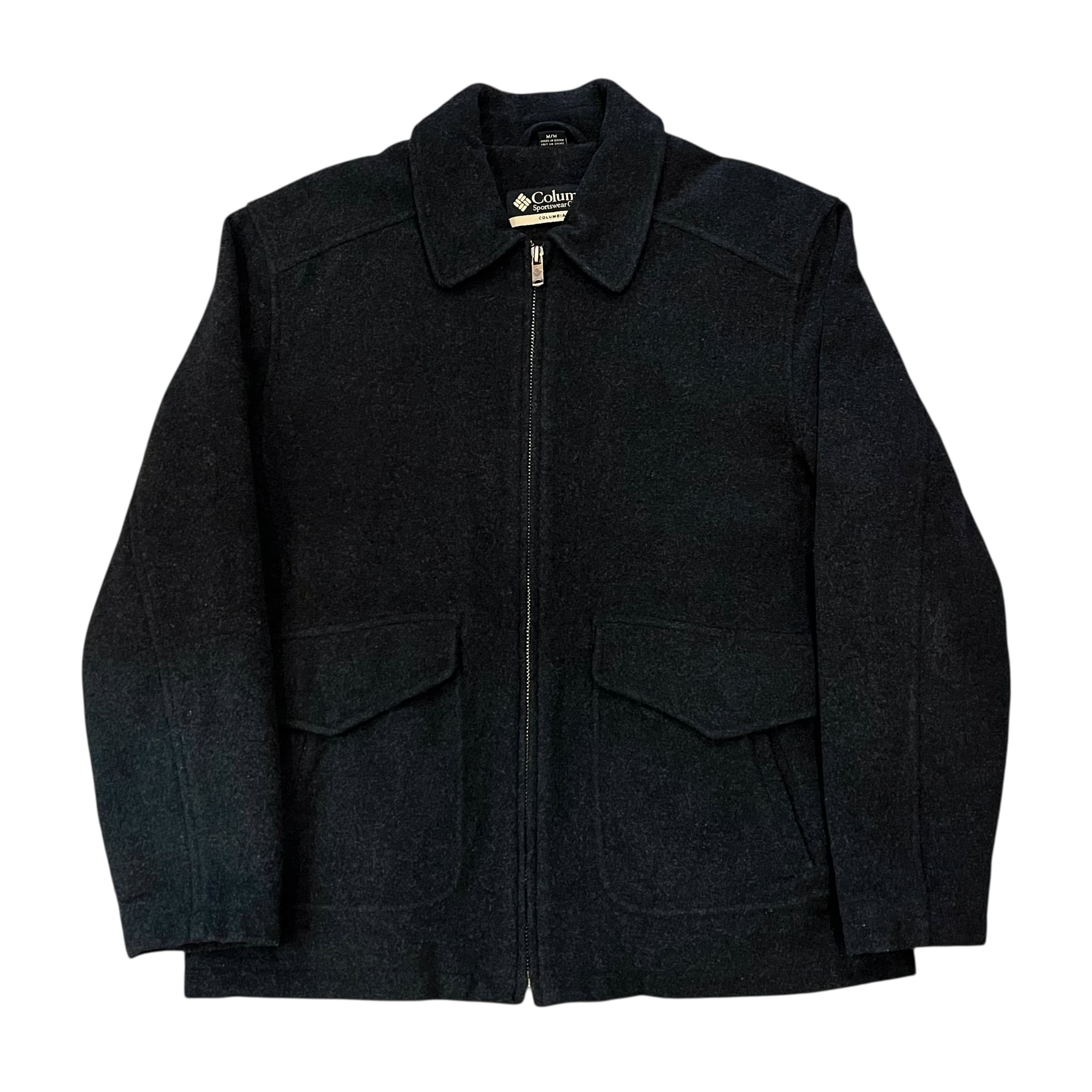 80s90s イタリア製 オーバーサイズ ヘリンボーンウール ダッフルコート 80s90s Italy vintage herringbone wool oversized duffle coat | PAY ID