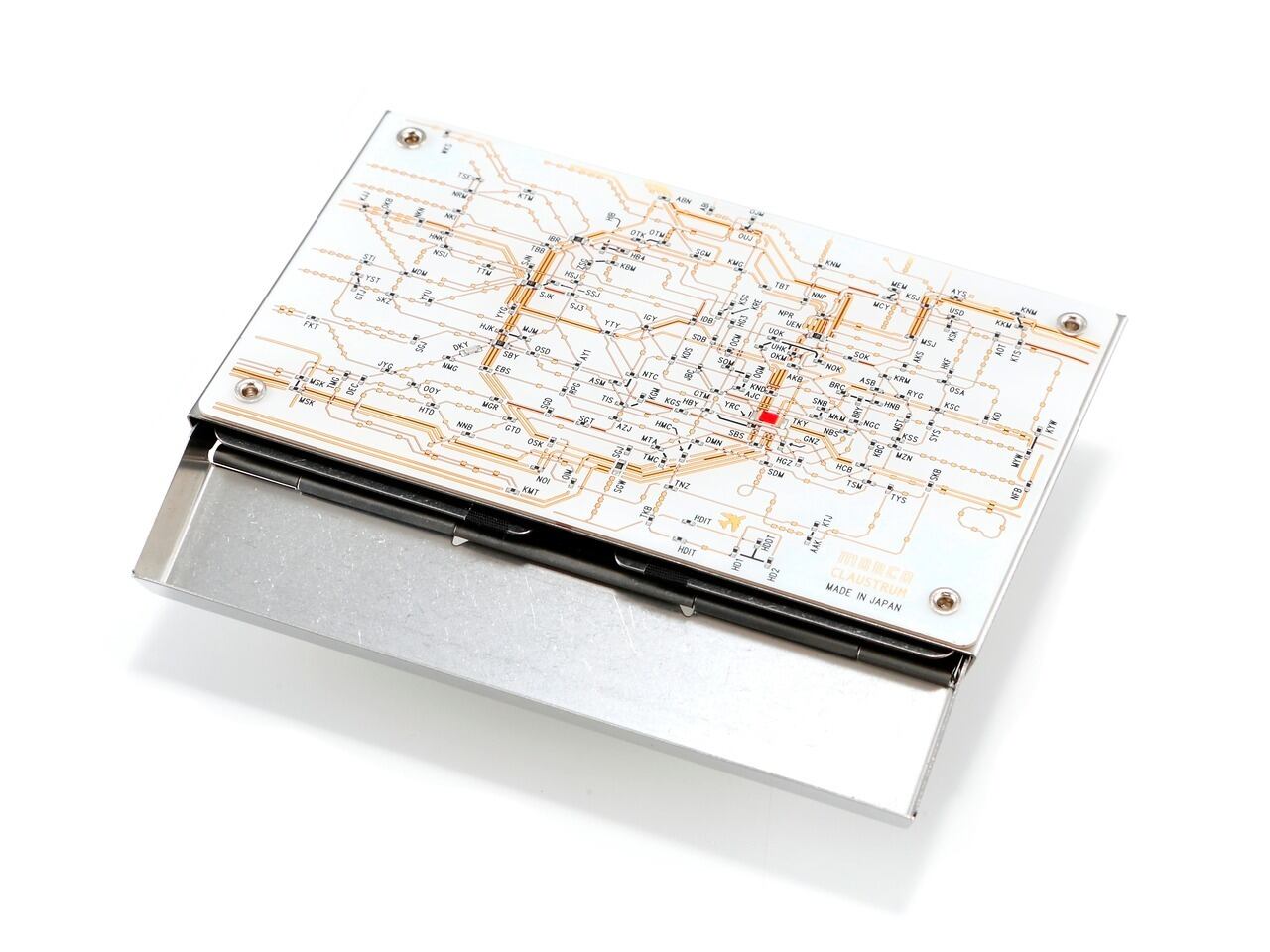 東京回路線図 名刺入れ | PCB ART moeco